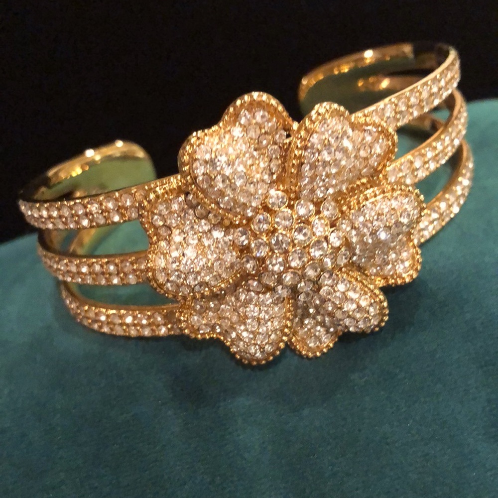 CHRISTMAS GIFT!-Signed Paula Abdul Fine Rhinestone Cuff